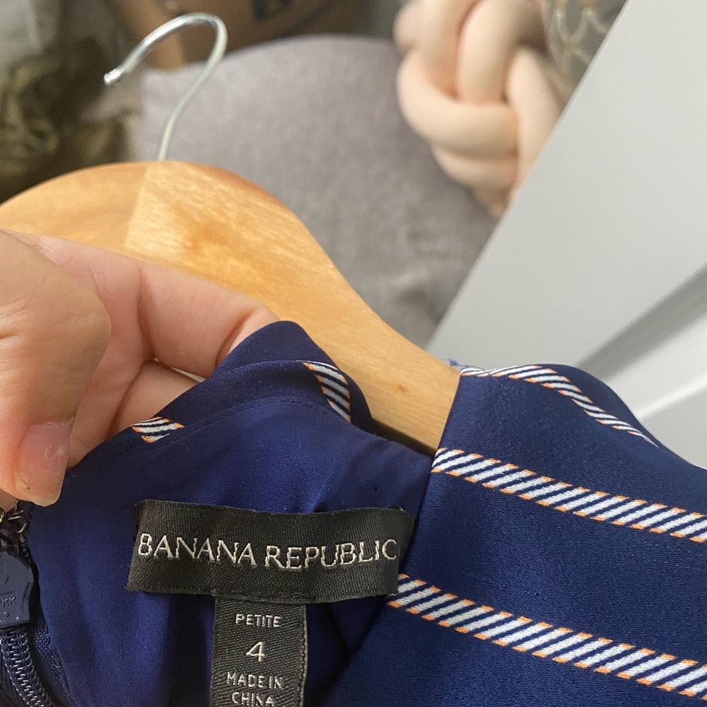 STRIPE RUFFLE DRESS - Picture 4 of 4